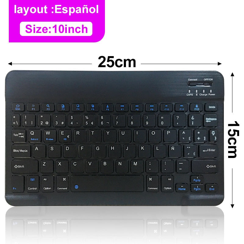 teclado sem fio recarregável